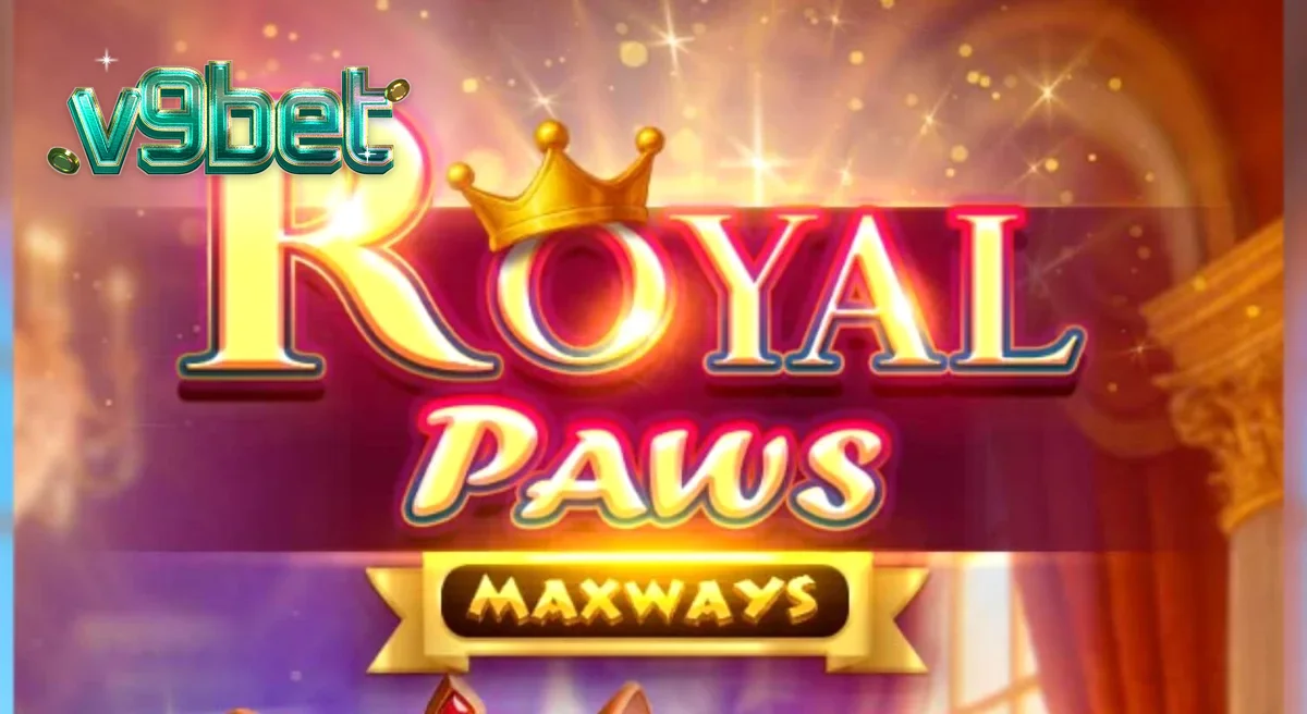 Giao diện trò chơi Royal Paws Maxways với phong cách hoàng gia